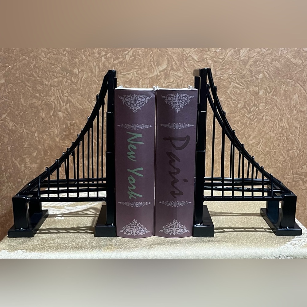 Elegant Black Bridge Bookends from Winners